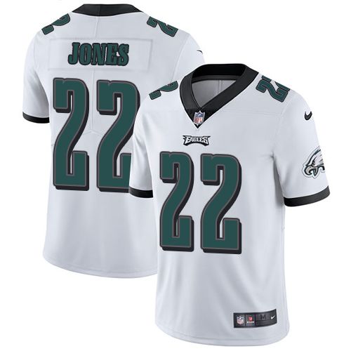 Men Philadelphia Eagles 22 Sidney Jones Nike White Limited NFL Jersey